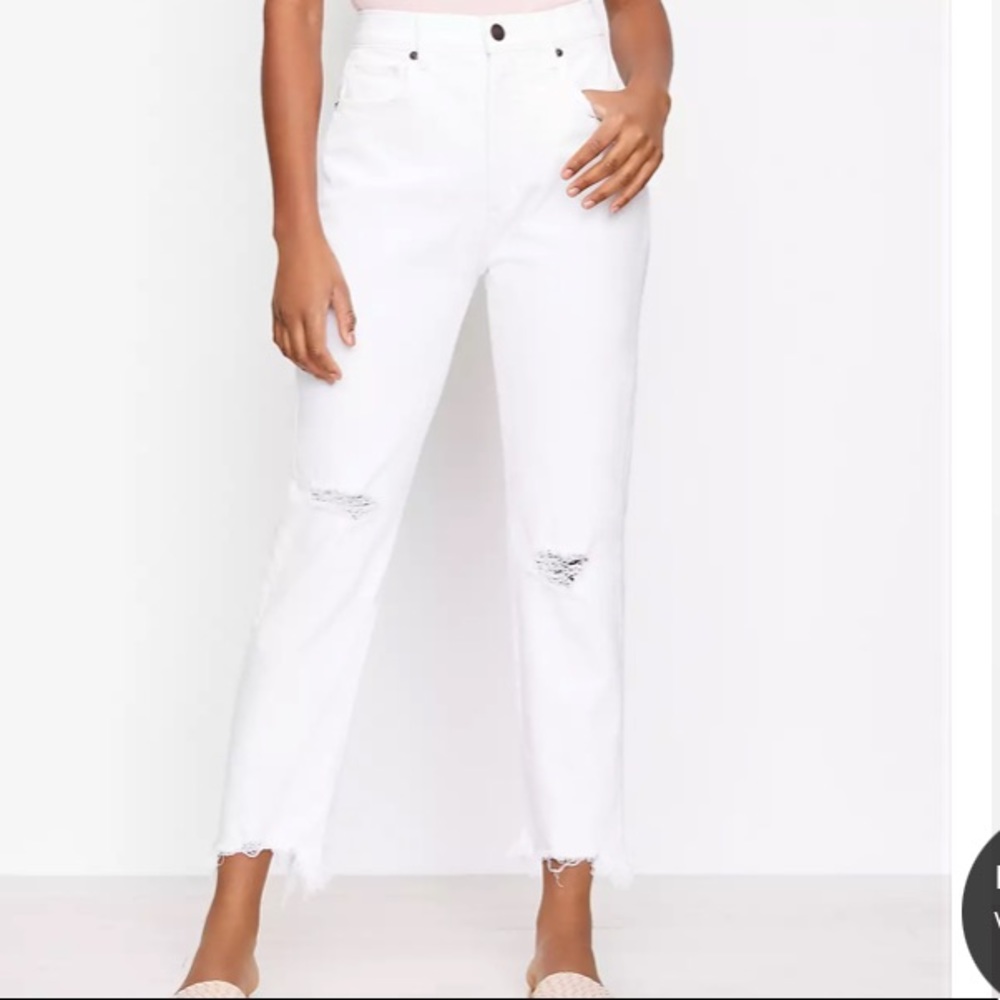 LOFT white jeans size 26